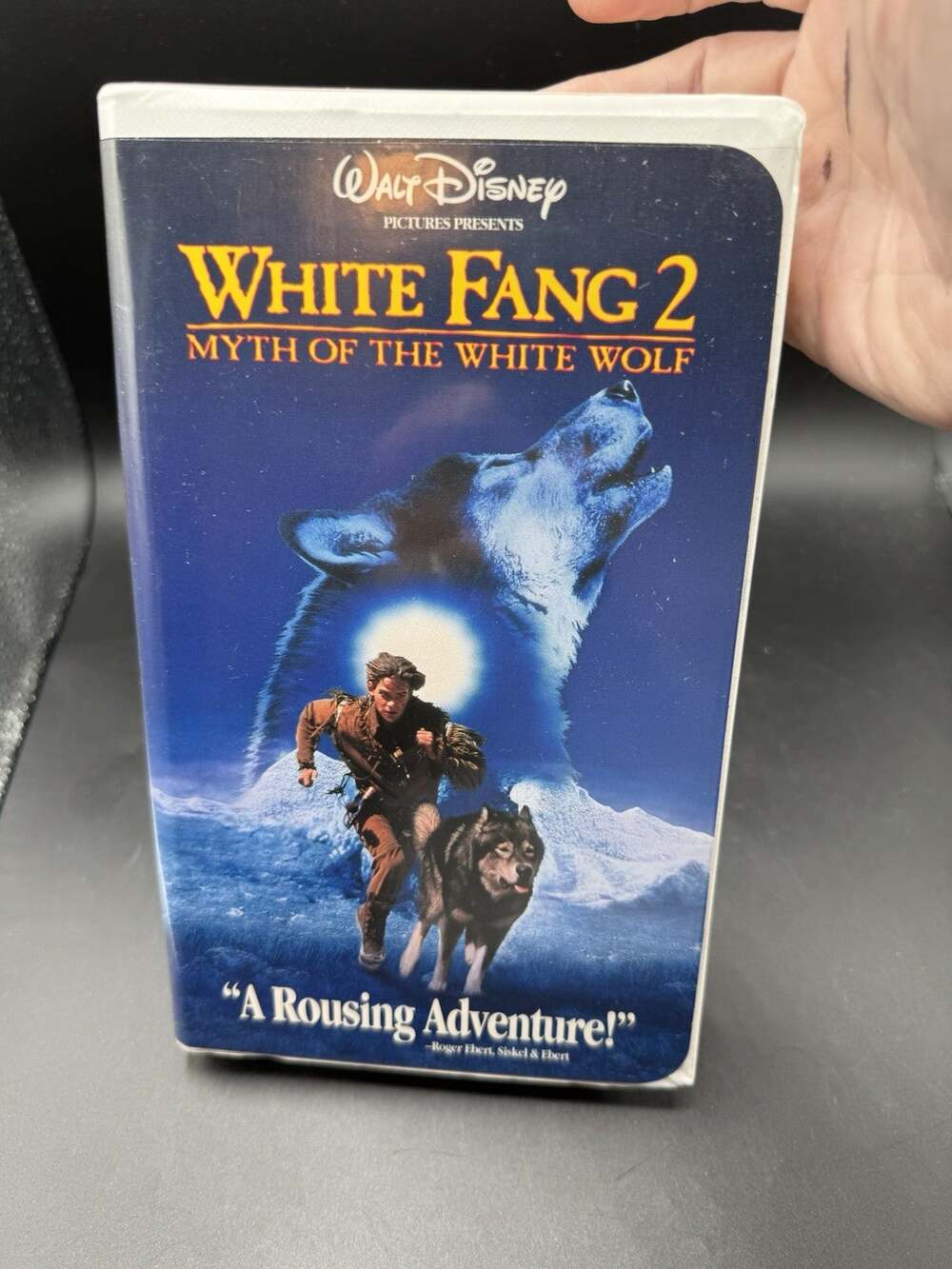 Disney’s White Fang 2 Myth of Wolf VHS Video Tape Jack London Clamshell Mint -4